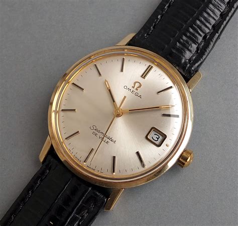 omega seamaster calendar gold|vintage Omega Seamaster watch price.